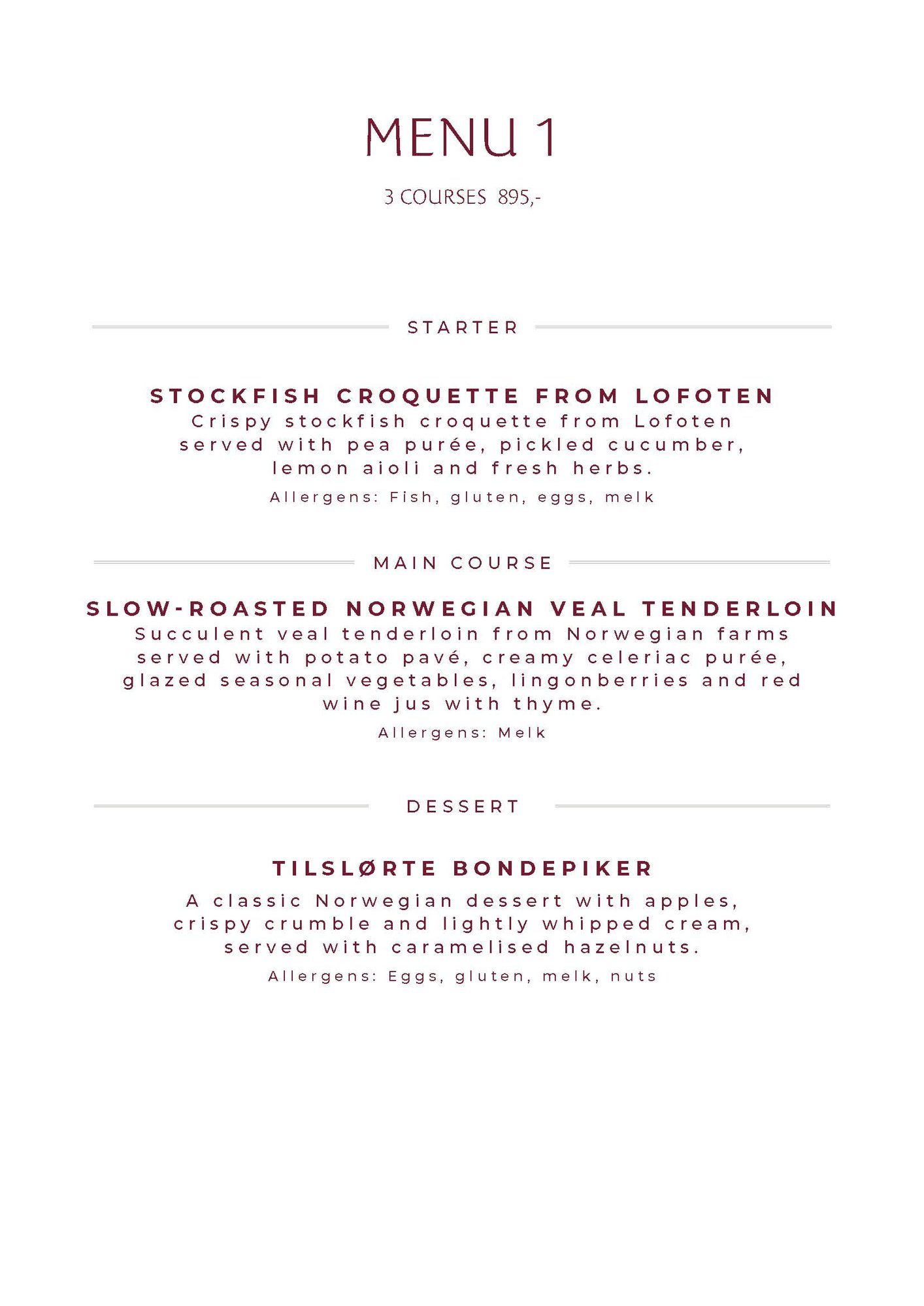 Restaurant Ravinen EN Menu selskap 1 høst 2026_Side_2