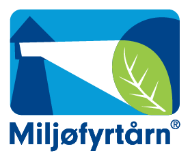 Miljøfyrtårn-logoen, Norges offisielle sertifiseringsordning for bærekraftige virksomheter. Best Western Plus Oslo Airport er Miljøfyrtårn-sertifisert og jobber aktivt med avfallsreduksjon, energieffektivisering, lokale råvarer og grønn transport for et miljøvennlig opphold ved Gardermoen.
