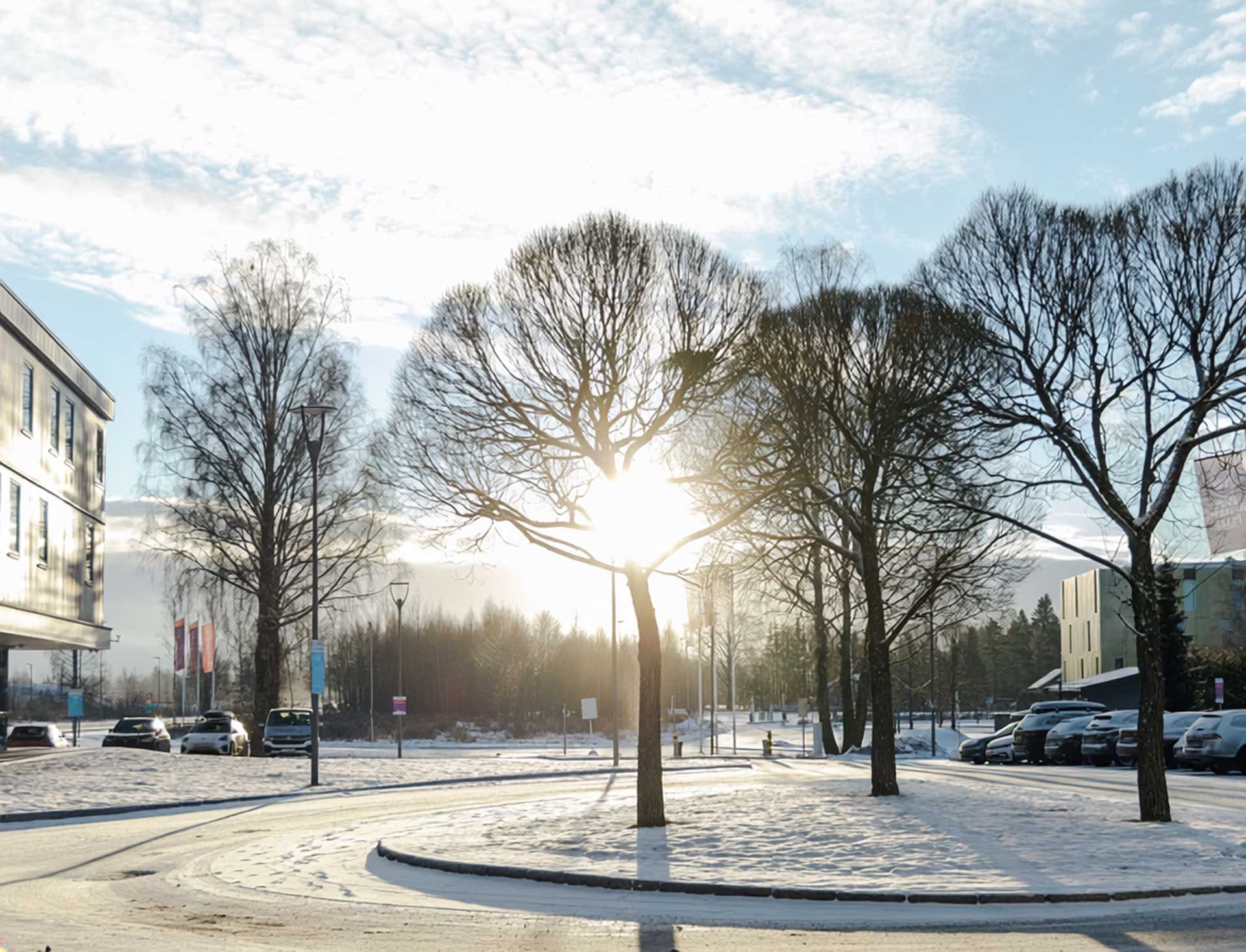 Ute område Best Western Plus Oslo Airport